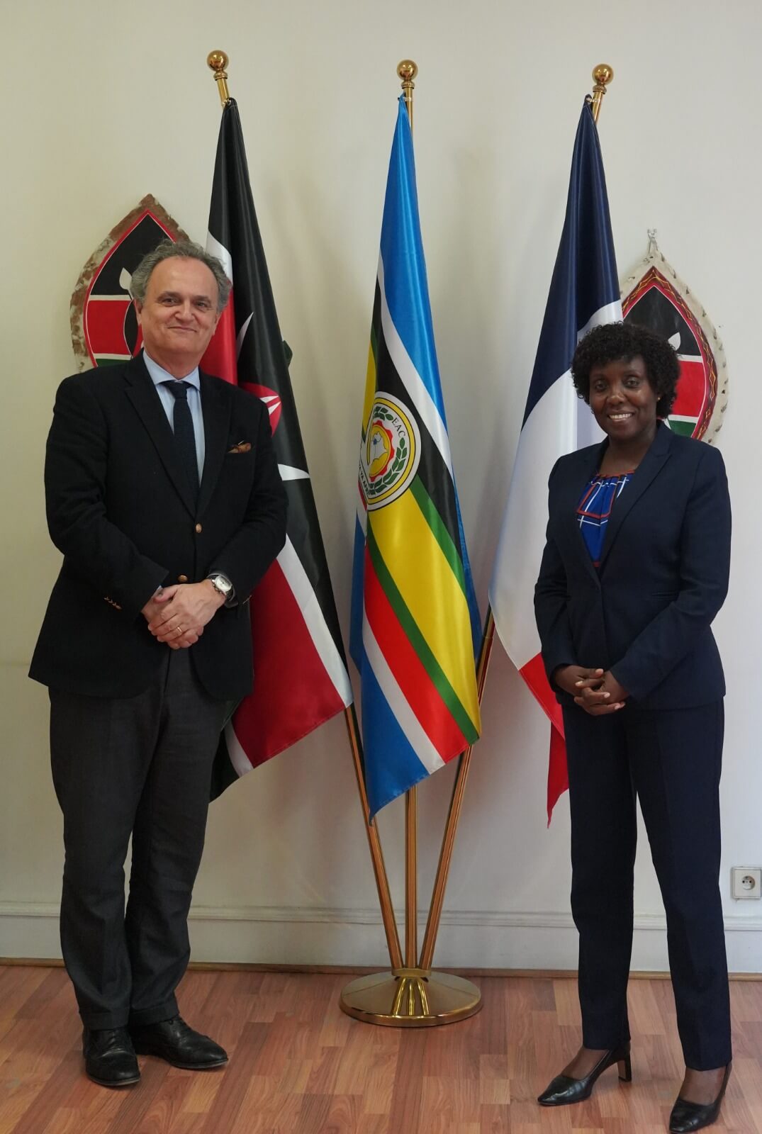 COURTESY CALL BY AMB. FRANCISCO REBIERO DE MENEZES