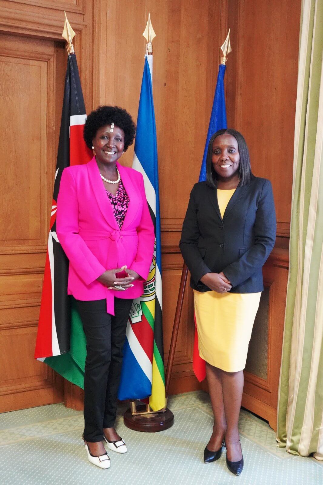 COURTESY CALL – HON. GLADYS SHOLLEI