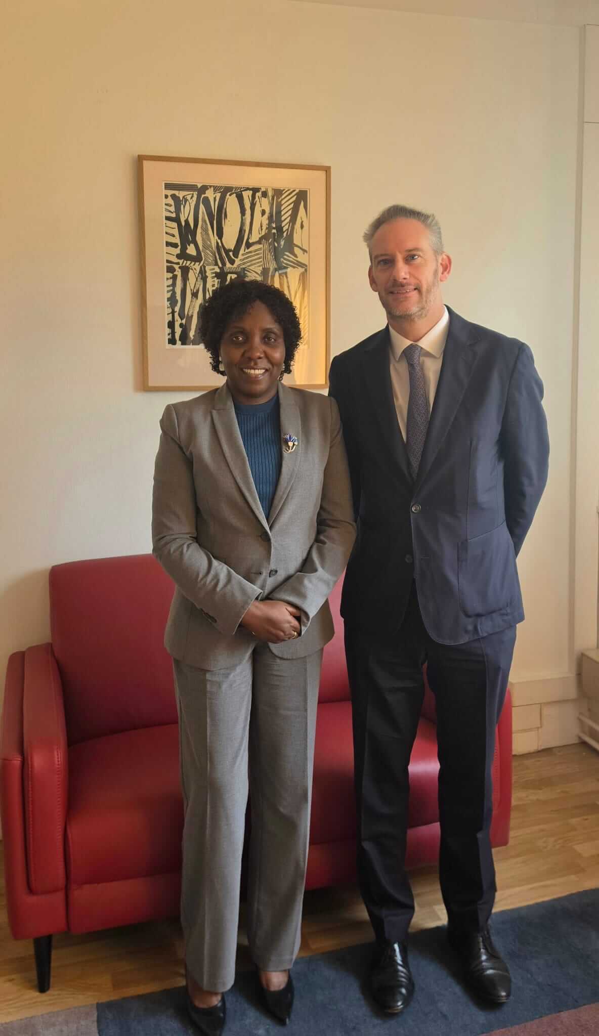 MEETING WITH AMB.ARNAUT SUQUET MEETING WITH AMB.ARNAUT SUQUET